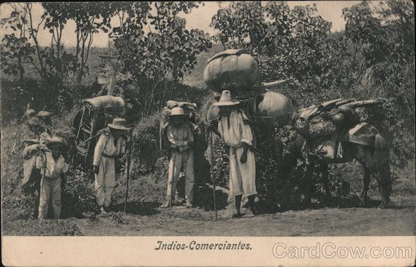 Indios-Comerciantes Guatemala Central America