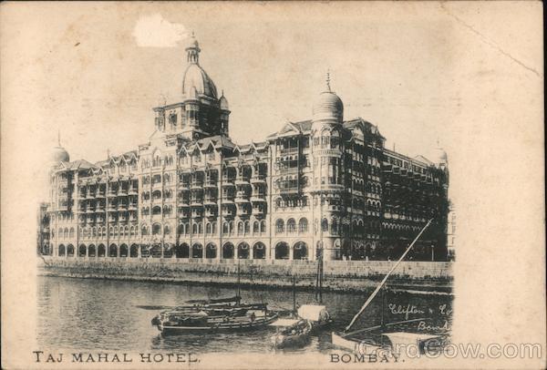 Taj Mahal Hotel. Bombay India Bond