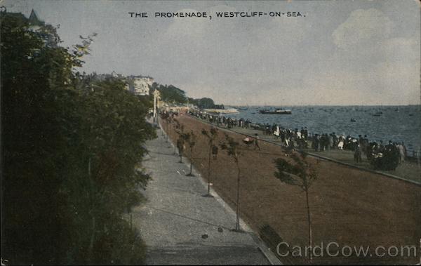 The Promenade, Chalkwell Beach, Thames Estuary Westcliff-on-Sea England