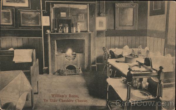 William's Room, Ye Olde Cheshire Cheese London England