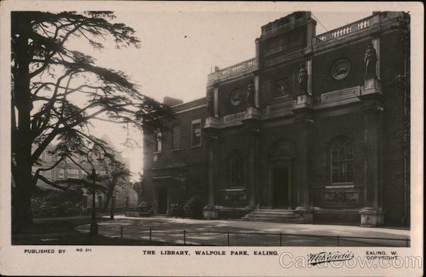 The library, Walpole Park, Ealing UK W. Ealing