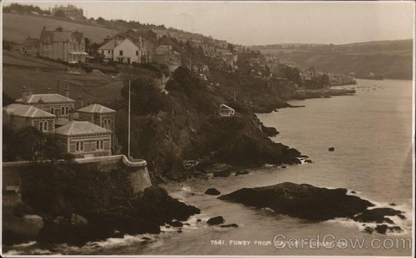 Fowey from castle - Judges LTD UK Cornwall