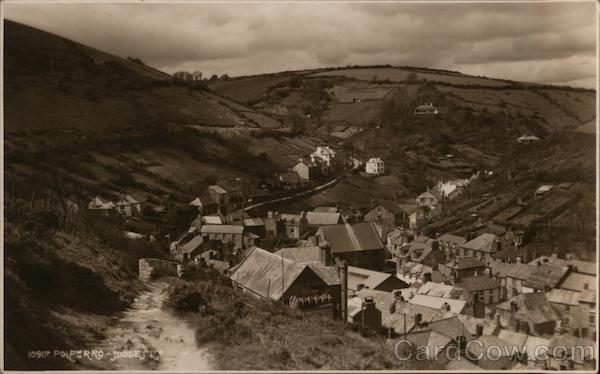 Panorama - Polperro, Cornwall England