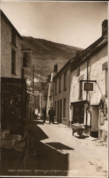 Lansallos Street, Polperro, Cornwall England