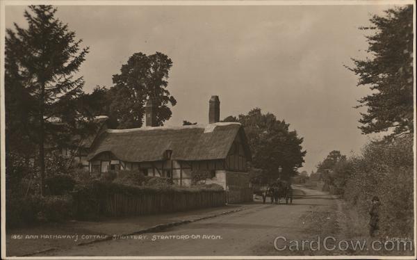 1861 Ann Hathaway's cottage. Shottery, Stratford-on-Avon England