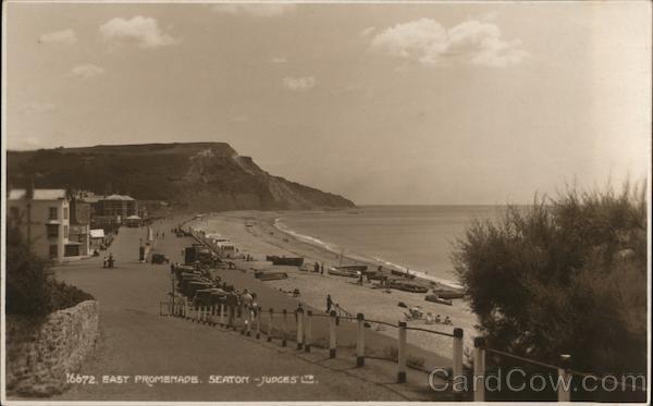 East Promenade. Seaton UK Devon