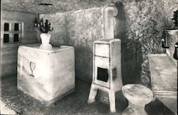 Carved stone or ice room Postcard