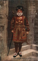A Yeoman of the Guard London, England Postcard Postcard Postcard