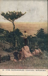 Over battlefields, Liaoyang, Manchuria Postcard