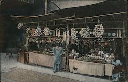 Chinese Bazaar Asian Postcard Postcard Postcard