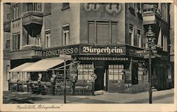 Gaststatte, Burgerheim Postcard