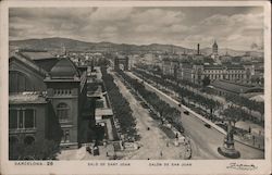 Salon de San Juan Barcelona, Spain Postcard Postcard Postcard