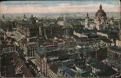 Panorama from the Rathausturm - Town Hall Tower Postcard