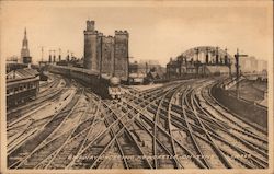 Railway Crossing Postcard