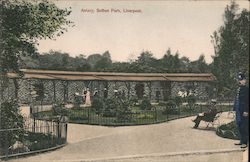 Aviary, Sefton Park, Liverpool Postcard