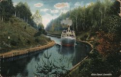 Gota Canal. Sweden Postcard