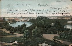 Panorama. Stockholm. Sweden Postcard