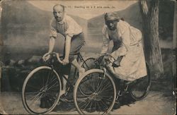 Starting on a 8 mile race Postcard