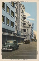 Avenida Sur San Salvador, El Salvador Central America Salazar Postcard Postcard Postcard