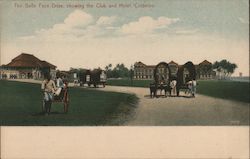The Galle Face Drive, showing the Club and Hotel Postcard