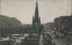 Scott's Monument Edinburgh, Scotland Postcard Postcard Postcard