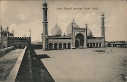 Huma Masjid Interior View, Delhi Postcard