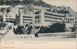 Gibraltar Military Hospital from N.W. Postcard