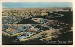 Vista parcial - Hospital. Guayaquil - Ecuador Postcard