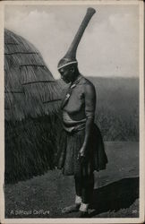 A difficult Coffure Postcard