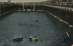 Public Swimming Bath Westcliff on Sea, England Essex Postcard Postcard Postcard