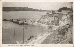 Lido and Swimming Pool Plymouth, England Devon Postcard Postcard Postcard