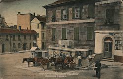 Gibraltar, Rail water fountain, Gunners Parade Postcard