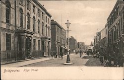 Bridgwater. High Street Postcard