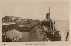 Landing Stage Liverpool, England Merseyside Postcard Postcard Postcard