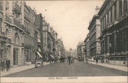 Pall Mall London, England Postcard Postcard Postcard