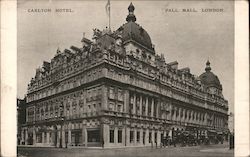 Carlton Hotel, Pall Mall Postcard
