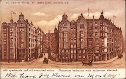 St. Ermins Hotel, St. James Park, London S. W. Postcard
