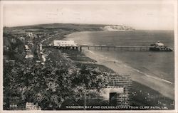 Sandown Bay and Culver Cliffs from Cliff Path, Isle of Wight Postcard