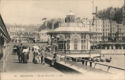 On the West Pier Postcard
