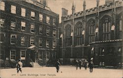 Lamb Buildings, Inner Temple Postcard