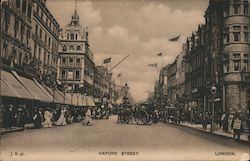 Oxford Street, London Postcard