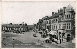 Market Place and Town Hall Postcard