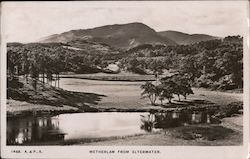 Wetherlam from Elterwater Postcard
