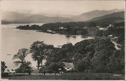Lake windermere From Queen Adelaide Hill Postcard