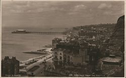 Hastings from the Castle Postcard