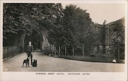 Furness Abbey Hotel, Entrance Gates Postcard