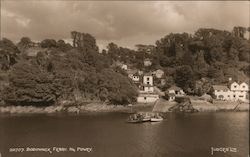 Bodinnick Ferry Nr. Fowey UK Cornwall Postcard Postcard Postcard