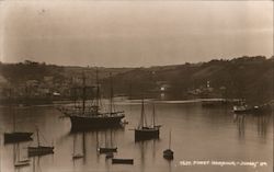 Fowey Harbour - Cornwall Postcard