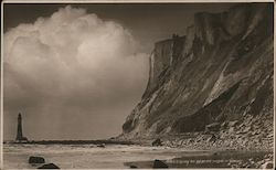 Clouds at Beachy Head Eastbourne, England Sussex Postcard Postcard Postcard