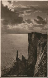 View of Beachy Head Postcard